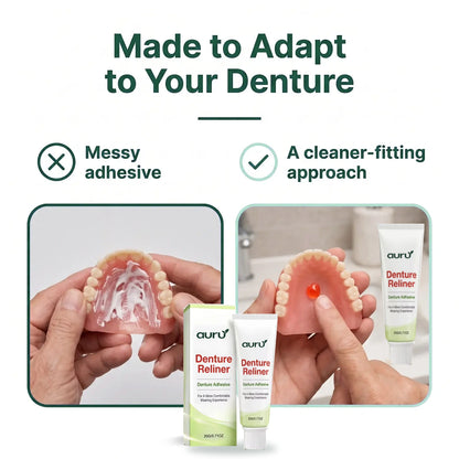 Auru ™ | Stop Denture Slipping 100% - All-Day Secure Hold