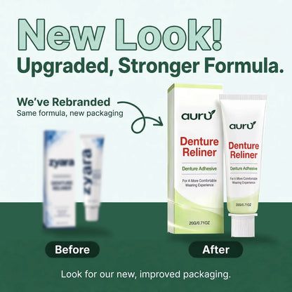 Auru ™ | Stop Denture Slipping 100% - All-Day Secure Hold